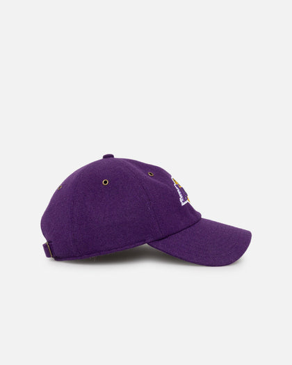 47 Brand Los Angeles Lakers Wooly Clean Up Strapback Purple