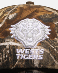 New Era Wests Tigers 'NRL Real Tree' 9FORTY A-Frame Snapback Real Tree Camo