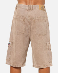 X-Large Baggy Cargo Denim 91 Shorts Smoke