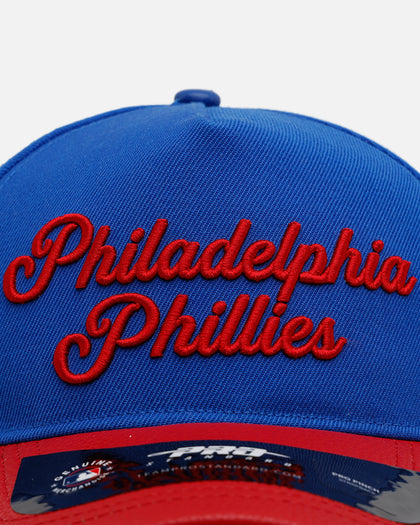 Pro Standard Philadelphia Phillies 'Sovenir' Pinch Front Strapback Blue/Red