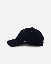 47 Brand Georgetown Hoyas Wooly Clean Up Strapback Navy