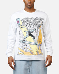 73Studio Marvel Silver Surfer Long Sleeve T-Shirt White