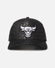 New Era Chicago Bulls 'Faux Croc' 9FORTY A-Frame Snapback Black