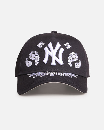 New Era New York Yankees 'Paisley' 9FORTY A-Frame Snapback Black