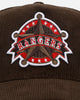 New Era Texas Rangers 'Walnut Cord' 9FORTY A-Frame Corduroy Snapback Walnut
