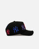 New Era New York Yankees 'Dancing Logos' 9FORTY A-Frame Snapback Black