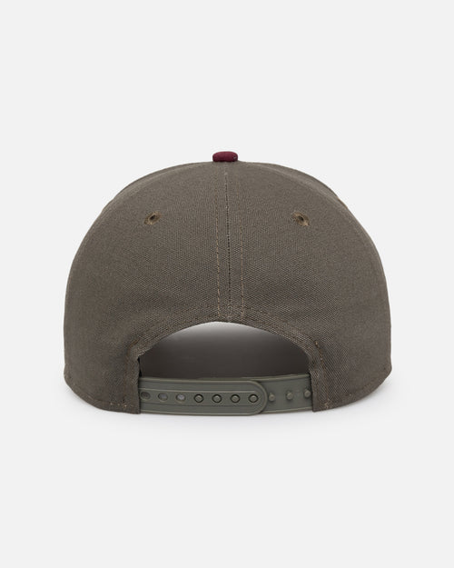 New Era Chicago White Sox 'Contrast Visor' Pre-Curved Golfer Snapback Moss/Maroon