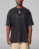 Loiter Pain T-Shirt Black Acidwash