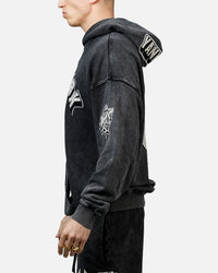 Pro Standard New York Yankees Raffia Hoodie Black Acidwash
