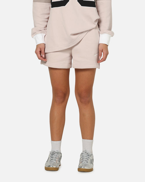 Nike Women's Sportswear Phoenix Fleece Shorts Pink/White