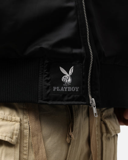 Playboy By Culture Kings Loverboy Bomber Jacket Black