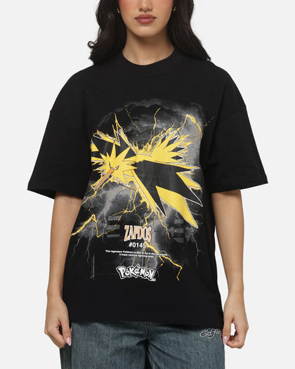 The Pokémon Collection By 73Studio Zapdos Legendary T-Shirt Black