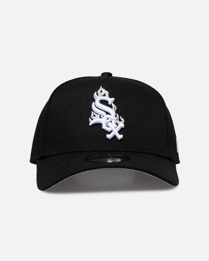 New Era Chicago White Sox 'Flame Logo' 9FORTY A-Frame Snapback Black