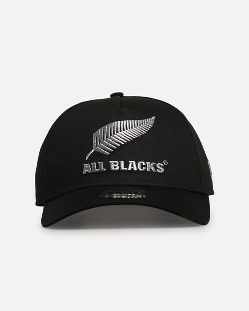 New Era New Zealand All Blacks 'All Blacks Collection' 9FORTY A-Frame Snapback Black/Metallic Silver
