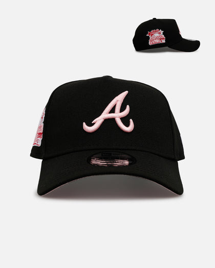 New Era Atlanta Braves 'Black And Pink' 9FORTY A-Frame Snapback Black/Pink