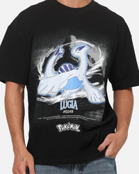 The Pokémon Collection By 73Studio Lugia Legendary T-Shirt Black