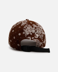 New Era Paisley 'Three Looms' 9TWENTY A-Frame Strapback Brown