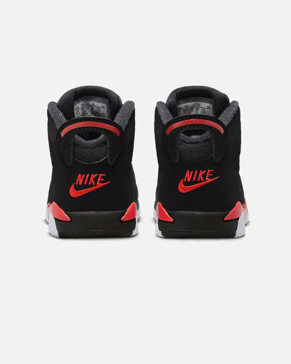 Jordan Kids' Air Jordan 6 Retro "Infrared Salesman" (TD) Black/Lt Crimson