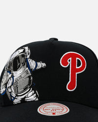 Mitchell & Ness Philadelphia Phillies 'Rocketman' Pro Pinch Snapback Black