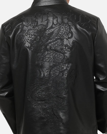 Ed Hardy Fury Biker Jacket Black