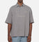 Vouseti Full Court Button Up Shirt Grey Plaid