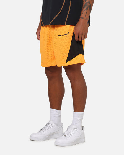 Mitchell & Ness X Mclaren Shorts Papaya