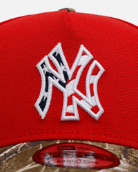 New Era New York Yankees 'Stars And Stripes' 9FORTY A-Frame Snapback Red