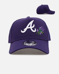 New Era Atlanta Braves 'Purple Rose' 9FORTY A-Frame Snapback Purple