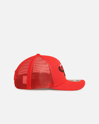 New Era Atlanta Hawks 'HWC' 9SEVENTY Trucker Stretch Snapback Red