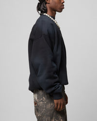 Loiter Premium Essentials Crewneck Washed Black