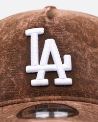New Era Los Angeles Dodgers 'Washed Walnut' 9FORTY A-Frame Snapback Walnut