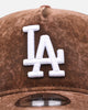 New Era Los Angeles Dodgers 'Washed Walnut' 9FORTY A-Frame Snapback Walnut