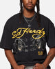 Ed Hardy Pypu Panther T-Shirt Black Acidwash