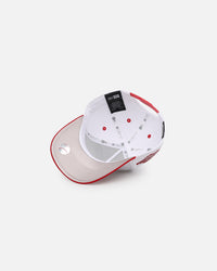 New Era Atlanta Braves 'Satin Blaze' 9FORTY A-Frame Snapback White/Scarlet
