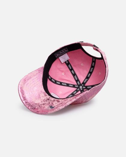 Von Dutch Heart Studded Dad Strapback Pink