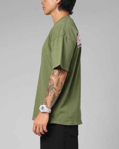 Loiter Shadowmark T-Shirt Olive Green