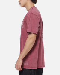 Bleacher Athletic Manly Sea Eagles NRL Attrition Washed T-Shirt Burgundy