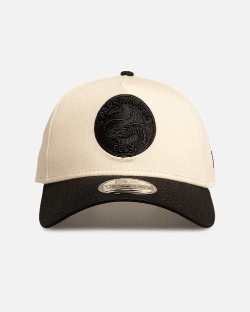 New Era Parramatta Eels 'Chrome Black' 9FORTY A-Frame Snapback White/Black