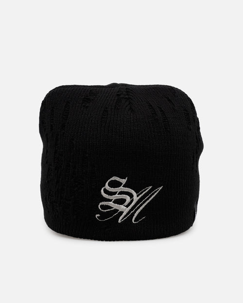 Saint Morta Distressed Skully Black