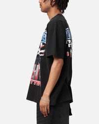 73Studio X The Boys Homelander Vintage T-Shirt Black Acidwash