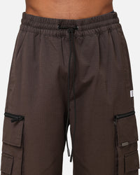 Carre Tactic Cargo Joggers Brown