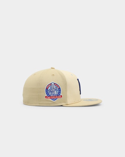 New Era Los Angeles Dodgers 'Raffia Front' 59FIFTY Fitted Vegas Gold