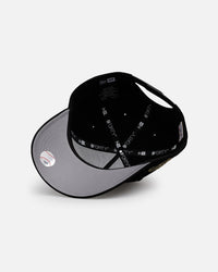 New Era New York Yankees 'Raised Metallic Chainstitch' 9FORTY A-Frame Snapback Black