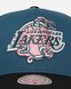 Mitchell & Ness Los Angeles Lakers 'Deep Emerald' Pro Pinch Snapback Black
