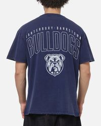Bleacher Athletic Canterbury Bulldogs NRL Attrition Washed T-Shirt Blue