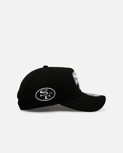 New Era San Francisco 49ers 'Black And White' 9FORTY A-Frame Snapback Black/White