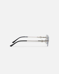 Belvoir & Co Hamptom Anti Blue Light Glasses Silver