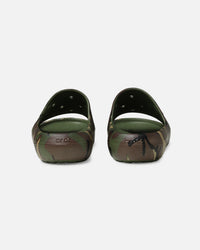 Crocs Classic Camouflage Slide V2 Army Green