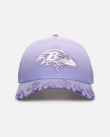 New Era Baltimore Ravens 'Sundyed Flames' 9FORTY A-Frame Snapback Lavender