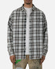 MNML Vintage Plaid Long Sleeve Shirt Black/Tan